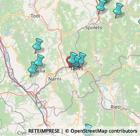 Mappa Via Giuseppe Ratini, 05100 Terni TR, Italia (23.53357)