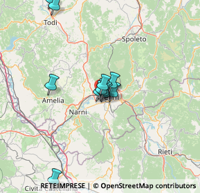 Mappa Via Giuseppe Ratini, 05100 Terni TR, Italia (11.72364)