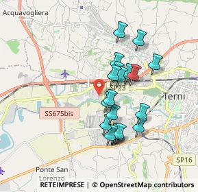 Mappa Via Giuseppe Ratini, 05100 Terni TR, Italia (1.5995)