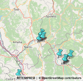 Mappa Via 1º Maggio, 05100 Terni TR, Italia (17.93545)