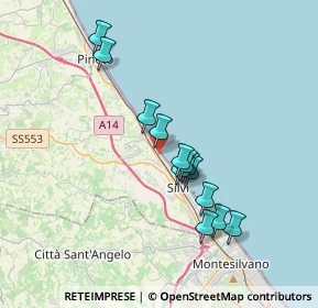 Mappa Piazza Nenni, 64028 Silvi TE, Italia (3.25615)