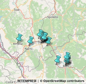 Mappa Via dei Castelli, 05100 Terni TR, Italia (10.91353)