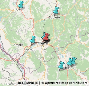 Mappa Via dei Castelli, 05100 Terni TR, Italia (12.56)