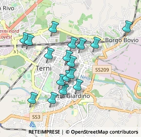 Mappa Via dei Castelli, 05100 Terni TR, Italia (0.86529)