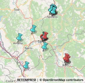 Mappa Via Carlo Goldoni, 05100 Terni TR, Italia (16.12211)