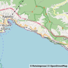 Mappa Zoagli