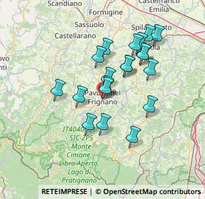 Mappa Sigma Pavullo, 41026 Pavullo nel Frignano MO, Italia (12.2655)