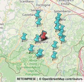 Mappa Sigma Pavullo, 41026 Pavullo nel Frignano MO, Italia (10.2675)