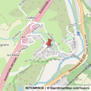 Mappa Via Brigata Stella Rossa, 29, 40043 Allocco BO, Italia, 40043 Marzabotto, Bologna (Emilia Romagna)