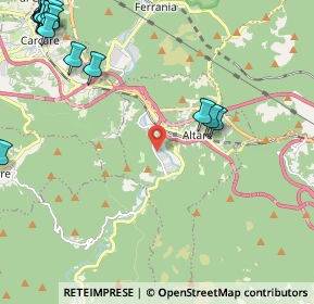 Mappa Localita' Isolagrande, 17041 Altare SV, Italia (3.579)