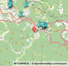 Mappa Localita' Isolagrande, 17041 Altare SV, Italia (2.44727)