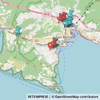 Mappa Via Dogali, 16038 Santa Margherita Ligure GE, Italia (2.02909)