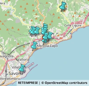 Mappa Via XXV Aprile, 17011 Albisola Superiore SV, Italia (1.34846)