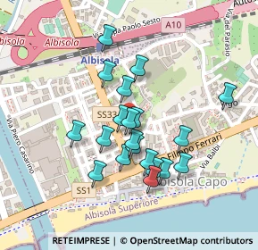 Mappa Via XXV Aprile, 17011 Albisola Superiore SV, Italia (0.191)