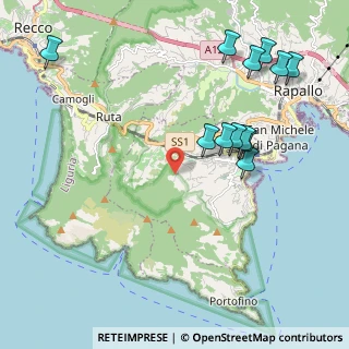 Mappa Via Mortero, 16038 Santa Margherita Ligure GE, Italia (2.40167)