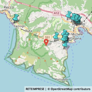 Mappa Via Mortero, 16038 Santa Margherita Ligure GE, Italia (2.7265)