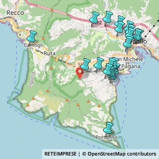 Mappa Via Mortero, 16038 Santa Margherita Ligure GE, Italia (2.5495)