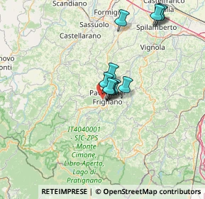 Mappa Via Pratolino, 41026 Pavullo nel Frignano MO, Italia (11.11455)