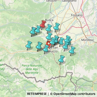 Mappa Tetto Turutun Sottano, 12011 Borgo San Dalmazzo CN, Italia (10.4805)