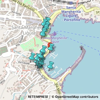 Mappa Via Marconi, 16038 Santa Margherita Ligure GE, Italia (0.202)