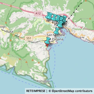 Mappa Via Marconi, 16038 Santa Margherita Ligure GE, Italia (2.00615)