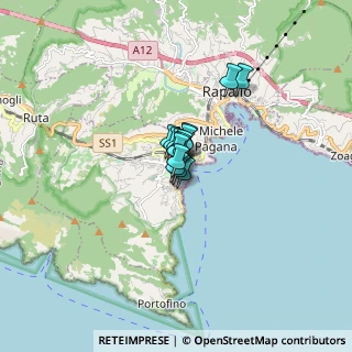 Mappa Via Marconi, 16038 Santa Margherita Ligure GE, Italia (0.60571)