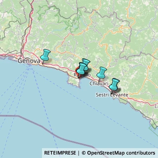 Mappa Via Marconi, 16038 Santa Margherita Ligure GE, Italia (7.45455)