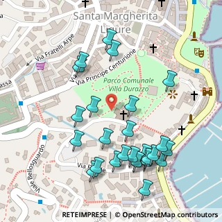 Mappa Via S. Francesco D'Assisi, 16038 Santa Margherita Ligure GE, Italia (0.14615)