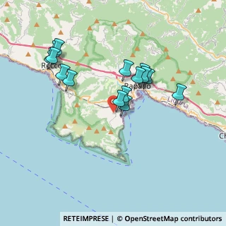 Mappa Via Montecarlo, 16038 Santa Margherita Ligure GE, Italia (3.52867)