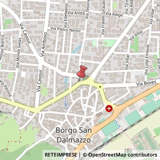 Mappa Via Madonna del Campo, 1, 12011 Borgo San Dalmazzo, Cuneo (Piemonte)