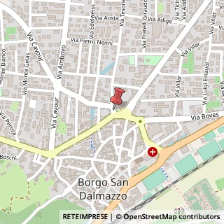 Mappa Via Madonna del Campo,  3, 12011 Borgo San Dalmazzo, Cuneo (Piemonte)