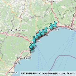Mappa Viale Faraggiana, 17012 Albissola Marina SV, Italia (8.33)