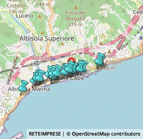 Mappa Via de Rege, 17011 Albisola Superiore SV, Italia (0.6525)