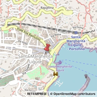 Mappa Via della Vittoria, 1, 16038 Santa Margherita Ligure, Genova (Liguria)