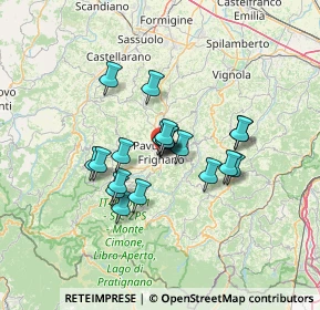 Mappa Via Gioacchino Rossini, 41026 Pavullo Nel Frignano MO, Italia (9.843)