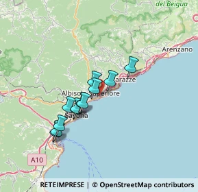 Mappa Via Fighetto, 17015 Celle ligure SV, Italia (5.48333)