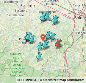 Mappa Via Rame, 41059 Zocca MO, Italia (10.6155)