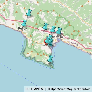 Mappa Via S. Siro, 16038 Santa Margherita Ligure GE, Italia (2.53909)
