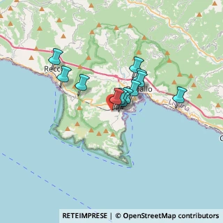 Mappa Via S. Siro, 16038 Santa Margherita Ligure GE, Italia (2.46167)