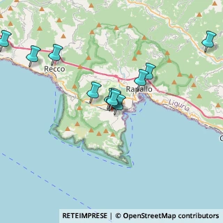 Mappa Via S. Siro, 16038 Santa Margherita Ligure GE, Italia (3.65636)
