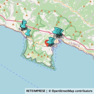 Mappa Via S. Siro, 16038 Santa Margherita Ligure GE, Italia (3.07143)