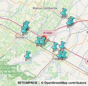 Mappa Via Barignano, 48014 Castel bolognese RA, Italia (7.65929)