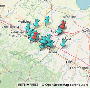 Mappa Via Barignano, 48014 Castel bolognese RA, Italia (8.8435)