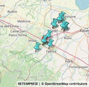 Mappa Via Barignano, 48014 Castel bolognese RA, Italia (11.17846)