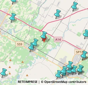 Mappa Via Barignano, 48014 Castel bolognese RA, Italia (6.806)