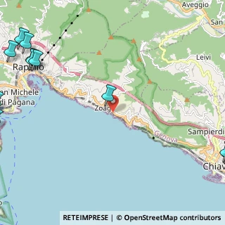 Mappa 16030 Zoagli GE, Italia (4.00417)