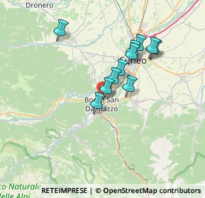 Mappa Via Tesoriere, 12011 Borgo San Dalmazzo CN, Italia (5.79545)
