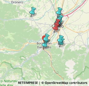 Mappa Via Tesoriere, 12011 Borgo San Dalmazzo CN, Italia (6.23833)