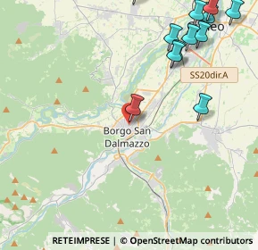 Mappa Via Tesoriere, 12011 Borgo San Dalmazzo CN, Italia (5.68083)