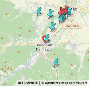 Mappa Via Tesoriere, 12011 Borgo San Dalmazzo CN, Italia (4.47154)
